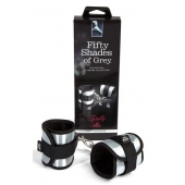 Серо-черные наручники Totally His - Fifty Shades of Grey - купить с доставкой в Арзамасе