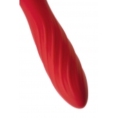 Красно-черный двусторонний вибромассажер Black Red - 21 см. - ToyFa купить в Арзамасе с доставкой в Orgasmix.ru Красно-черный двусторонний вибромассажер Black Red - 21 см. - ToyFa