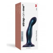 Темно-синяя насадка Strap-On-Me Dildo Plug Snaky size M - Strap-on-me - купить с доставкой в Арзамасе