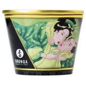 Массажная свеча Exotic Green Tea с ароматом зелёного чая - 170 мл. - Shunga - купить с доставкой в Арзамасе