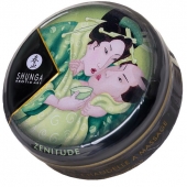 Массажная свеча Exotic Green Tea с ароматом зелёного чая - 30 мл. - Shunga - купить с доставкой в Арзамасе