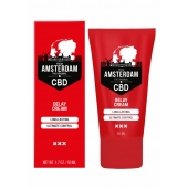 Крем-пролонгатор CBD from Amsterdam Delay Cream - 50 мл. - Shots Media BV - купить с доставкой в Арзамасе