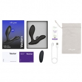 Черный анальный вибратор We-Vibe Vector+ - We-vibe - в Арзамасе купить с доставкой