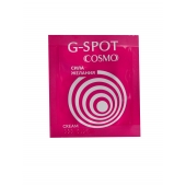 Стимулирующий интимный крем для женщин Cosmo G-spot - 2 гр. - Биоритм - купить с доставкой в Арзамасе