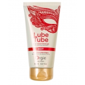 Интимный гель на водной основе Lube Tube Hot с разогревающим эффектом - 150 мл. - ORGIE - купить с доставкой в Арзамасе