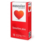 Презервативы Masculan Sensitive plus - 10 шт. - Masculan - купить с доставкой в Арзамасе
