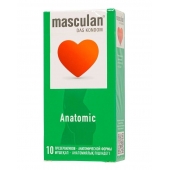 Презервативы анатомической формы Masculan Anatomic - 10 шт. - Masculan - купить с доставкой в Арзамасе