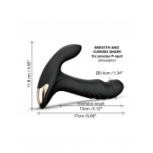 Черный вибромассажер простаты Multi P-Joy с 3 моторами - Dorcel - в Арзамасе купить с доставкой
