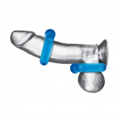 Комплект из двух колец для пениса 2-Pack Ultra-Stretch Stamina Endurance Ring - BlueLine - в Арзамасе купить с доставкой