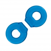 Комплект из двух колец для пениса 2-Pack Ultra-Stretch Stamina Endurance Ring - BlueLine - в Арзамасе купить с доставкой