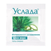 Гель-смазка «Услада с алоэ» - 3 гр. - Биоритм - купить с доставкой в Арзамасе