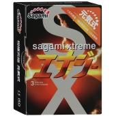 Презервативы Sagami Xtreme ENERGY с ароматом энергетика - 3 шт. - Sagami - купить с доставкой в Арзамасе