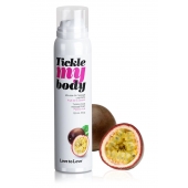 Массажная хрустящая пенка Tickle my body с ароматом маракуйи - 150 мл. - Love to Love - купить с доставкой в Арзамасе