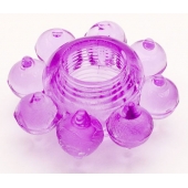 Мягкая фиолетовая гелевая насадка - Toyfa Basic - в Арзамасе купить с доставкой