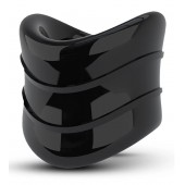 Черное эрекционное кольцо на мошонку Beef Ball Stretcher Snug X Long - Blush Novelties - в Арзамасе купить с доставкой