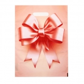 Пакет с принтом в виде банта с вырубной ручкой (30х40 см) - Сима-Ленд - купить с доставкой в Арзамасе