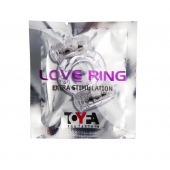 Прозрачное виброкольцо с двумя вибропульками - Toyfa Basic - в Арзамасе купить с доставкой