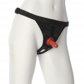 Трусики со штырьком для фиксации насадок Ultra Harness with Plug - Doc Johnson - купить с доставкой в Арзамасе