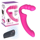 Розовый безремневой страпон Straples Strap-On Dildo - Erokay - купить с доставкой в Арзамасе