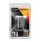 Прозрачная насадка с шипами и шишечками STAY HARD COCK SLEEVE 03 CLEAR - Blush Novelties - в Арзамасе купить с доставкой