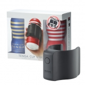 Набор Tenga Cup Vibrator 1st Set: вибратор Cup Vibrator, мастурбатор Original Vacuum Cup, мастурбатор Premium Original Vacuum Cup - Tenga - в Арзамасе купить с доставкой