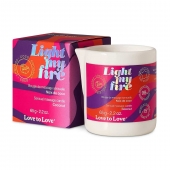 Массажная свеча Light My Fire Coconut с ароматом кокоса - 65 гр. - Love to Love - купить с доставкой в Арзамасе