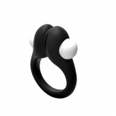 Черное эрекционное кольцо Zippy Vibrating Ring With Bullet - Adrien Lastic - в Арзамасе купить с доставкой