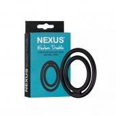 Черное двойное эрекционное кольцо Nexus Enduro Double - Nexus Range - в Арзамасе купить с доставкой