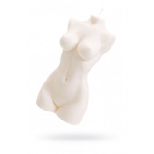 Белая интерьерная свеча в форме женского торса - 850 гр. - Pecado - купить с доставкой в Арзамасе