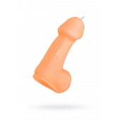 Оранжевая свеча в форме пениса - 47 гр. - Pecado - купить с доставкой в Арзамасе