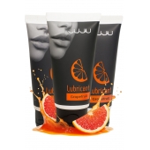 Набор из 3 съедобных лубрикантов JUJU со вкусом грейпфрута - JuJu - купить с доставкой в Арзамасе