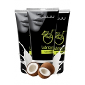 Набор из 3 съедобных лубрикантов JUJU со вкусом кокоса - JuJu - купить с доставкой в Арзамасе