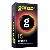 Классические презервативы с обильной смазкой Ganzo Classic - 15 шт. - Ganzo - купить с доставкой в Арзамасе
