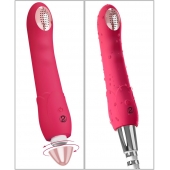 Малиновая насадка на душ с вибрацией Showers to orgasm - 20,1 см. - Orion - купить с доставкой в Арзамасе