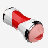 Двусторонний мастурбатор в колбе Power Grip Cup - вагина и ротик - Boys of Toys - в Арзамасе купить с доставкой