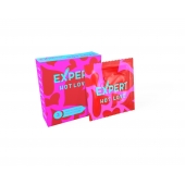 Презервативы с разогревающим эффектом Expert Hot Love - 3 шт. - Expert - купить с доставкой в Арзамасе