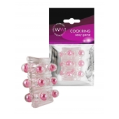 Прозрачная сквозная насадка на пенис с цветными шариками - Erowoman-Eroman - в Арзамасе купить с доставкой