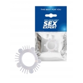 Эластичное эрекционное кольцо с шишечками и шипами - Sex Expert - в Арзамасе купить с доставкой