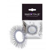 Круглое эрекционное кольцо с «ресничками» - Sextaz - в Арзамасе купить с доставкой