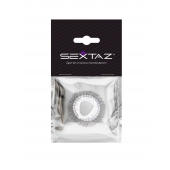 Эластичное эрекционное кольцо с длинными черными «ресничками» - Sextaz - в Арзамасе купить с доставкой