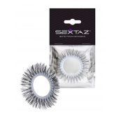 Круглое эрекционное кольцо с длинными «ресничками» - Sextaz - в Арзамасе купить с доставкой