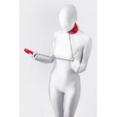 Красный ошейник с подкладкой из меха - ToyFa - купить с доставкой в Арзамасе