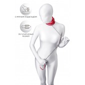 Красный ошейник с подкладкой из меха - ToyFa - купить с доставкой в Арзамасе