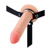 Мужской полый страпон на регулируемых ремнях - 18,5 см. - Sex Expert - купить с доставкой в Арзамасе