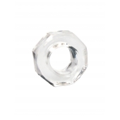 Прозрачное эрекционное кольцо в форме гайки - Sex Expert - в Арзамасе купить с доставкой