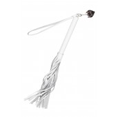 Белая кожаная плеть - 50 см. - Pecado - купить с доставкой в Арзамасе