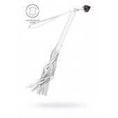 Белая кожаная плеть - 50 см. - Pecado - купить с доставкой в Арзамасе