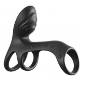 Черная насадка на пенис Ultimate Couples Cage Pro - Pipedream - в Арзамасе купить с доставкой