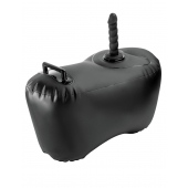Черное надувное кресло с платформой для фиксации дилдо Body Dock Inflatable Love Seat - Pipedream - купить с доставкой в Арзамасе