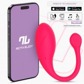 Ярко-розовое интерактивное виброяйцо Bulby - Intoyou